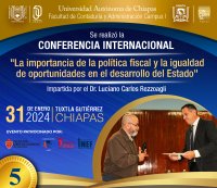 Conferencia Internacional: &quot;La importancia de la política fiscal y la igualdad de oportunidades en el desarrollo del Estado&quot;