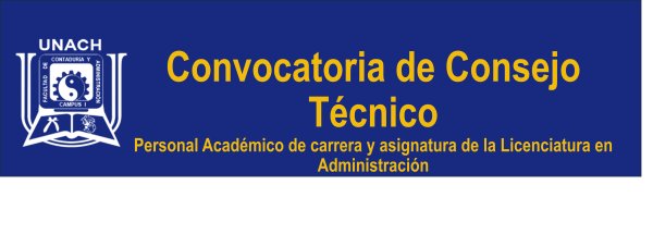 Convocatoria de Consejo Técnico. | Personal Académico de carrera y asignatura de la Licenciatura en Administración.