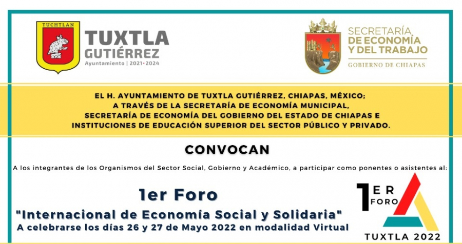 1er Foro.-Internacional de Economía Social y Solidaria