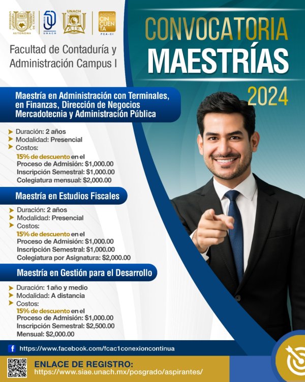 Convocatoria Maestrías