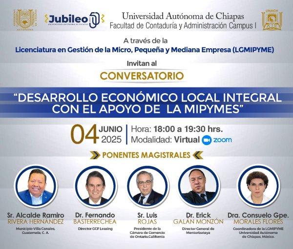Conversatorio: Desarrollo Económico Local Integral con el Apoyo de la MiPymes