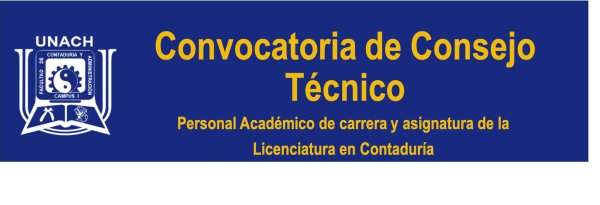 Convocatoria de Consejo Técnico. | Personal Académico de carrera y asignatura de la Licenciatura en Contaduría.