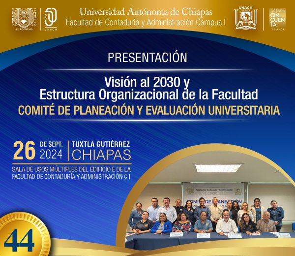 44 | Visión y Nueva estructura organizacional de la Facultad (Sesión de CPEUUA)