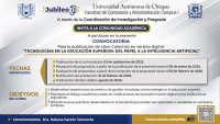 Convocatoria para la publicación de libro colectivo en versión digital: “TECNOLOGÍAS EN LA EDUCACIÓN SUPERIOR: DEL PAPEL A LA INTELIGENCIA ARTIFICIAL”.